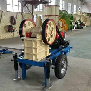 Concasseur à mâchoires mobile le plus vendu en Chine avec moteur et roulement pour l'exploitation minière, crible vibrant, or et sable de pierre de rivière - Product Image 2