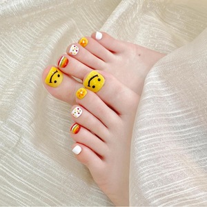Diseño # B4 Toe Nail Tips Artificial Acrílico Manicura Arte Decoración Toe Nails Herramientas <span class=keywords><strong>de</strong></span> belleza Foot Nail - Product Image 3