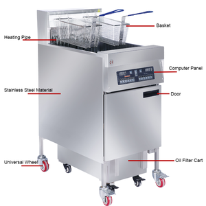 Commercial Electric <strong>Fryer</strong> Kitchen Restaurant Equipment Chicken Potato <strong>Chip</strong> Deep <strong>Fryer</strong> Industry Electric Deep <strong>Fryer</strong> - Product Image 5