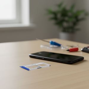 Tiroir pour carte SIM et Micro SD pour Xiaomi Mi9 Lite - Bleu - Product Image 2