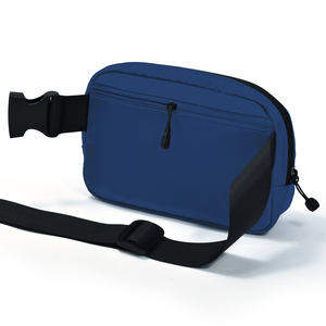 La cantidad inicial más baja fabricante Venta caliente moda deportes hombres bolso de la cintura impermeable personalizado micro logo bolso de hombro - Product Image 3