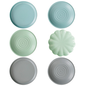 Xiangyuan <b>melamine</b> round commercial restaurant <b>plates</b>, imitation porcelain plastic hot pot <b>plates</b>, cold dish <b>plates</b>, tableware - Product Image 1