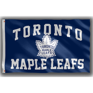 จัดส่งรวดเร็ว ธงทีม NHL ออกแบบพิมพ์ลายตามสั่ง ทีมโตรอนโต เมเปิลลีฟส์ - Product Image 5