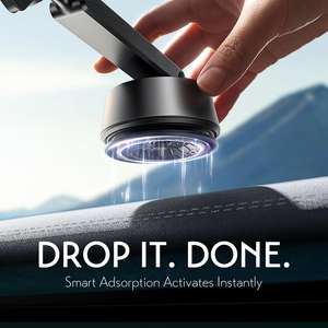 ที่ยึดโทรศัพท์มือถือในรถยนต์แบบดูดสุญญากาศไฟฟ้า LISEN แบบยืดหดได้ สำหรับ <span class=keywords><strong>iPhone</strong></span> 17 16 15 Samsung S25 ติดตั้งบนกระจกหน้ารถหรือคอนโซล - Product Image 4