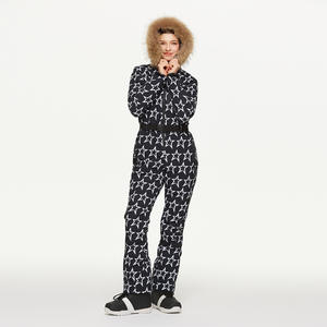 Combinaison <span class=keywords><strong>de</strong></span> <span class=keywords><strong>ski</strong></span> pour femme, coupe ajustée, hiver, extérieur, coupe-vent, imperméable, chaude, 100% polyester, fusion sans couture - Product Image 2