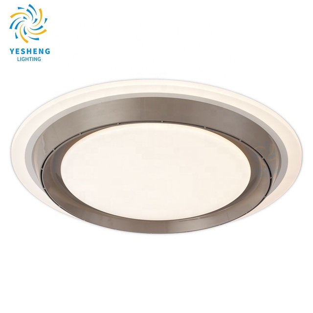 Manufacturers Focus on OEM ODM Smart DC Motor Ceiling Fans with Integrated LED Light Kit Bladeless Fan Light with LED DC Motor