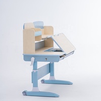 Bureau et chaise réglables en hauteur pour enfants nouveau modèle table et chaises ergonomiques réglables bleu chaises de bureau bon marché pour enfants