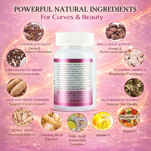 Complément de haute qualité pour l'amélioration et le raffermissement des fesses, à base d'extraits végétaux, 60 capsules - Product Image 3