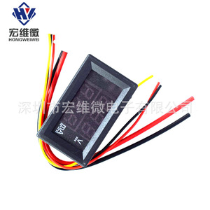 เครื่องวัดแรงดันไฟฟ้าและกระแสไฟฟ้าดิจิตอล Hongwei 0-100V 10A จอแสดงผล LED แบบคู่ ความแม่นยำ 4 หลัก 1.5% - Product Image 3