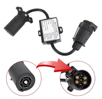 Maßgefertigter Amerikanischer 7-Poliger Europäischer Anhänger-Kabelbaum-Steckverbinder Geteiltes Stromkabel Bremslicht-Kabeladapter PVC