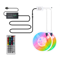 Kit d'éclairage intelligent flexible RGB à changement de couleur avec application Wifi, LED SMD 5050 2835 de haute qualité, bande LED Dream Color pour la décoration