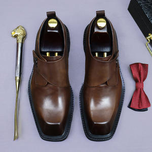 Nuevos zapatos Oxford de cuero genuino para hombre con ribete de cuero perlado y diseño elegante, adecuados para uso formal. - Product Image 4