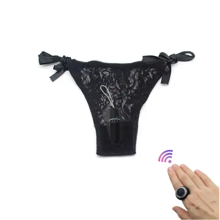 Wearable Vibrating Lace Panties Clit Vibrator Women Remote