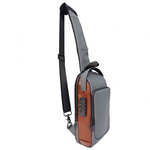 Bolso Bandolera Impermeable Unisex Personalizado de Fábrica, Antirrobo, con Cierre de Cremallera con Código USB, de un Solo Tirante, Moderno para Viajes - Product Image 2