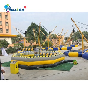 Juego Inflable Deportivo Wipeout Eliminator, Juego de Saltos Inflable Meltdown, Equipo de Juegos para Patio de Recreo, Parque de Trampolines Wipeout - Product Image 6
