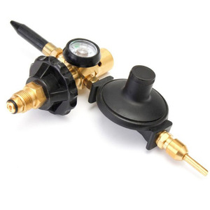 Regulador de Helio de Alta Presión WQ 2.525Mpa con Doble Salida, Manómetro y Pistola de Aire para Inflar Globos - Product Image 1
