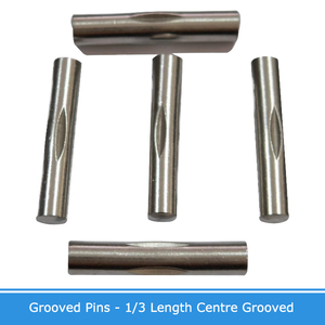 Dia 2 2.5 3 4 5 6 Mm Gegroefde Pinnen 1/3 Lengte Centre Gegroefd Din1475 Gb13829.3 Iso8742 A2 Roestvrijstalen Voorraad Aanpasbaar - Product Image 2