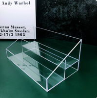 Présentoirs de bureau en acrylique transparent à plusieurs niveaux personnalisés pour figurines, poupées, parfums, cosmétiques et cigarettes