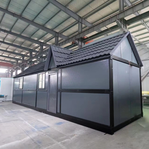 Contenedor plegable de 40 pies, Panel sándwich de oficina, prefabricado, plegable, para casa móvil, contenedor portátil para el hogar - Product Image 1