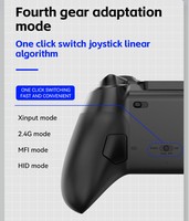 Manette de jeu sans fil avec joystick à effet Hall et base de charge, panneau magnétique remplaçable pour Android, iOS, PC, Switch