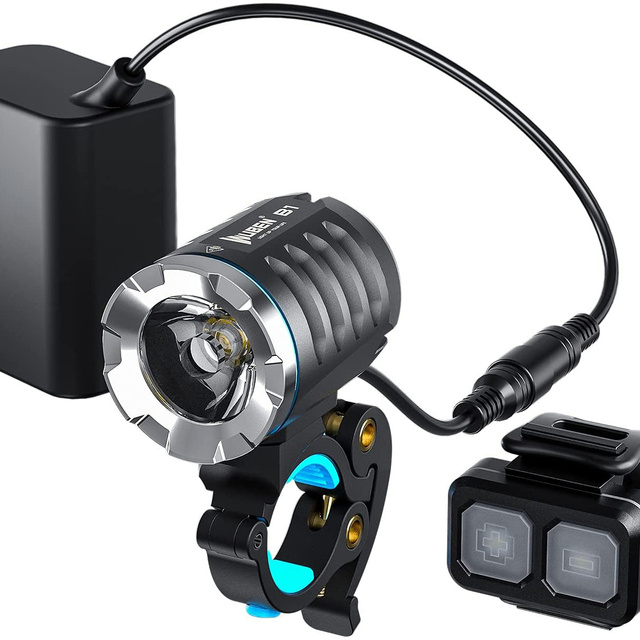 Wuben USB Charging 3600 LUMENS IP65 Waterproof Smart Road Mountain Bicycle Front Light LED Bike Cool White 164g 179m Beam