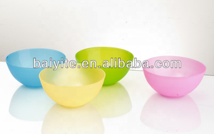 Bol en plastique de haute qualité de forme ronde, bol à salade pour restaurant, récipient alimentaire - Product Image 6