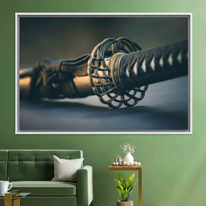 Impression sur toile Katana Photography : décoration murale moderne, œuvre d'art plate, toile encadrée blanche - Product Image 3