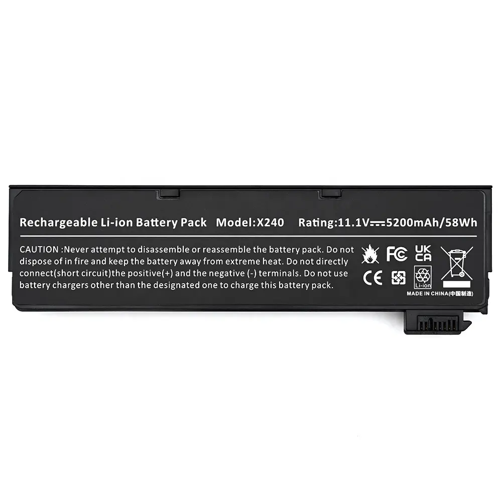 6 Cell Replacement Laptop Battery For Lenovo Thinkpad X240 X250 T440 T440s T550 K2450 45n1134 45n1135 Battery