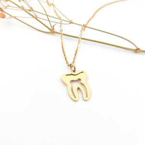 <span class=keywords><strong>Collier</strong></span> De dentition pour Bébé Dentaire Bijoux Joyas De Acero Inoxidable Para Mujer <span class=keywords><strong>Dent</strong></span> <span class=keywords><strong>Collier</strong></span> Col De Hombre Personnalisé Bijoux - Product Image 4