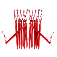 Accessoires de tente usine randonnée Aluminium Twist carré tente piquets fournisseur vente en gros Camping tente vis piquets fabricants