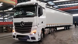 Semi-remorque à rideaux latéraux personnalisable de 120 m³ à 130 m³ pour le transport de marchandises, fourgon sec, 3 essieux, 4 essieux, 5 essieux - Product Image 3