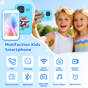 Mini Teléfono Inteligente para Niños con WiFi, Juegos, Android, Pantalla de 3.5 Pulgadas, Una Sola SIM, Cámara de 2MP - Product Image 5