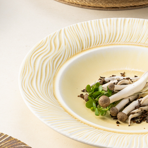 Juego de Platos de Cerámica Artesanal con Esmalte YAYU, Vajilla Beige para Restaurante y Hotel, Fabricante Personalizado - Product Image 3