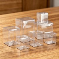 Boîte d'emballage en plastique transparente sur mesure, boîte de présentation au détail pour petits articles cosmétiques
