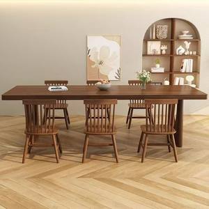 Simple Modern Solid Wood Dining <b>Table</b> Rectangle Home Use Dining Room Living Room <b>Work</b> Desk - Product Image 4
