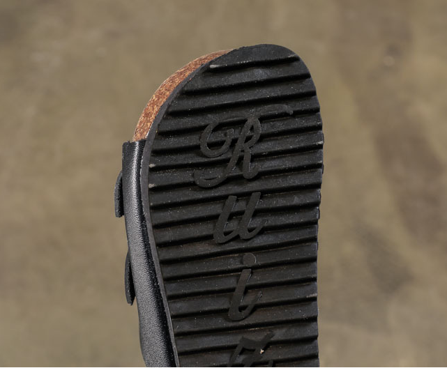2021 New design Factory Price Kids Leather Slide Sandals Children Leather Cork Slippers Boys Girls Flip Flops Toddler Sandals