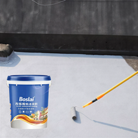 Pintura Impermeabilizante Acrílica a Base de Agua de Alta Gama al por Mayor, Revestimiento de Goma para Paredes Interiores y Exteriores, Balcón, Sótano, Techo