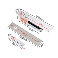 Serrure électronique intelligente DC12V, serrure à pêne électrique encastrée standard pour bureau, serrure à mortaise électrique commerciale