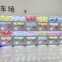 Distributeur automatique de capsules à monnayeur, double couche, 1,4 m, avec éclairage LED, paiement personnalisable, sur pied, pour Gacha
