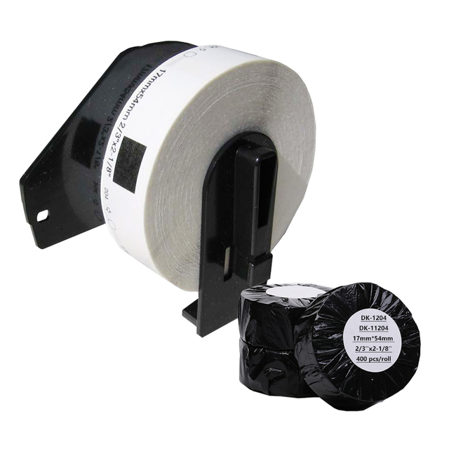 Custom Brother DK 1204 DK-11204 Self-adhesive Compatible Thermal Label Sticker Tape for Brother Gtx Pro Dtg Printer Machine