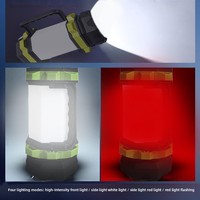 Lampe torche LED haute puissance rechargeable par USB, portable, multifonctionnelle, pour le camping, les activités de plein air, les situations d'urgence