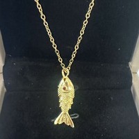 Collier pendentif poisson mobile en cuivre, luxe léger, personnalisé, motif animal