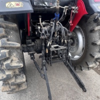 Tracteur d'occasion Dongfeng 1204-6A, moteur diesel 4 cylindres 120 chevaux, boîte de vitesses Changchai, 80% neuf, pour ferme et jardin