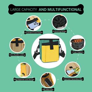 Free sample <b>Dog</b> <b>Treat</b> <b>Pouch</b> No Spill Clasp Hands Custom Poop Bag Holder Pet <b>Training</b> Snack Bag <b>Dog</b> <b>Training</b> Bag For <b>Dog</b> Walks - Product Image 2