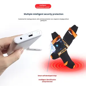 เสื้อแจ็คเก็ตอุ่นไฟฟ้าพร้อ<span class=keywords><strong>ม</strong></span>แบตเตอรี่สำรองในตัว ความจุ <span class=keywords><strong>5000</strong></span> <span class=keywords><strong>ม</strong></span>ิลลิแอ<span class=keywords><strong>ม</strong></span>ป์ กระแสไฟ DC2A ช่องเสียบ Type-C สำหรับขายส่ง - Product Image 4