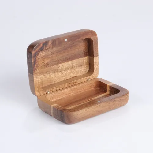 Boîte de rangement en bois personnalisé, Mini boîte cadeau pour bijoux, dents variées