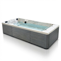 DSL-7900T Maßgefertigter Outdoor-Acryl-Swim-Spa-Pool mit Whirlpool-Sprudelmassage, 220V 380V für Hydrotherapie