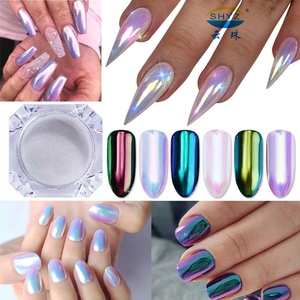 Shyz Nhiều màu ba chiều mỹ phẩm Tắc Kè Hoa bột màu vô cơ SiO2 mực sắc tố Sơn móng tay gốm vô cơ sắc tố - Product Image 6