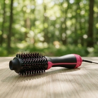 Peigne thermique portable double usage pour lisser et boucler les cheveux, kit de coiffure pour perruques, pour salon de beauté, arrangement professionnel des cheveux