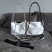 Tas Selempang Satu Tali Bahu Satin Modis dengan Ritsleting Custom, Tas Tote Desainer Literer, Tas Belanja Pendingin Wanita